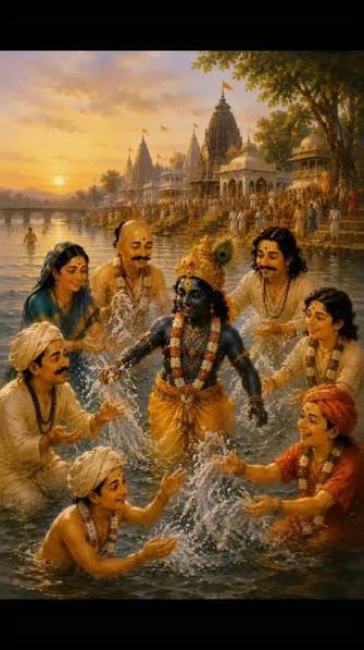 Bhaja Govindam, Bhaja Govindam, Govindam Bhaja Mūḍhamate…” (Worship Govinda, worship Govinda, O foolish mind) — the gentle hymn of Adi Shankaracharya follows a lone sadhu as he walks barefoot along the dusty