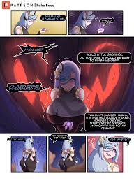 fake face, shenhe (genshin impact), genshin impact, absurdres, highres,  1girl, ass, bare shoulders, bent over, bodysuit, braid, breasts, brown  hair, cameltoe, comic, english text, from behind, grey hair, hair ornament,  high heels,