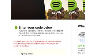 Spotify gift cards can only be used for regularly priced spotify subscriptions, and not student or military subscriptions. Spotify Gift Card Countries Not Matching Web Applications Stack Exchange