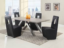 Exclusive Rectangular In Wood 5 Pc Dinner Set Contemporary Dining Room Sets Dining Table Dining Table In Kitchen