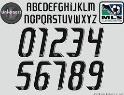 Football Jersey Number Font Number Fonts Jersey Design Number Font Styles