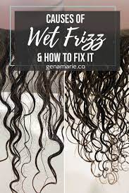 The shaft of your hair affects how curly it is because of the way protein molecules build up. Causes Of Wet Frizz Webbing How To Fix It Gena Marie