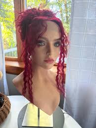 Red Updo Drag Wig