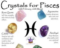 Pisces Birthstones Crystal Set Crystal Healing Stones Meditation Crystals Zodiac Stones