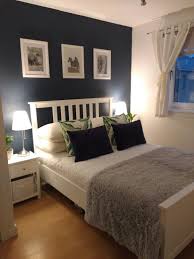 Black And Blue Bedroom Design Blue And White Small Bedroom Small Guest Bedroom Master Bedrooms Decor Small Master Bedroom