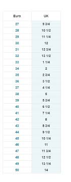 scarpa size guide