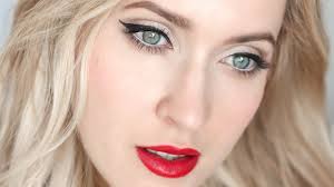As a statement blonde is rarely overlooked. Pin Up Makeup Tutorial For Blondes And Brunettes Youtube