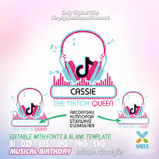 Download The Tiktok Queen Birthday Girl Theme Cricut And Silhouette Cutting File