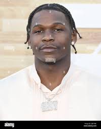Anthony Edwards arrives at Netflix's HUSTLE Los Angeles Premiere held at  the Regency Village Theater in Westwood, CA