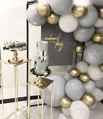 Partywoo Green Gold And Gray Balloons 60 Pcs 10 Inch Party Etsy Party Balloons Birthday Decorations Party Decorations
