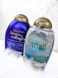 Ogx Biotin And Collagen Shampoo And Conditioner Reviews Ogx Coconut Water Shampoo And Biotin Collagen Conditioner Oshinity Coconut Water Shampoo Shampoo Collagen