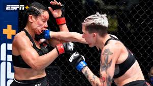 Marion reneau is a mma fighter with a professional fight record of 9 wins, 7 losses and 1 draws. Marion Reneau Vs Macy Chiasson Ufc Fight Night Brunson Vs Holland Watch Espn