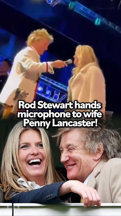 Rod Stewart and Penny Lancaster Duet Performance