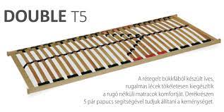 Materasso DOUBLE KLASIK T5 farugós ágyrács, 28 léces, 80 × 200 cm - Matrac  Budapest - Matrac bolt és webáruház - Matrac akció