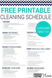 Coffee machine cleaning schedule template. Free Printable Cleaning Schedule Freebie Finding Mom