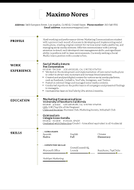 So, where do the bullet points come from? Social Media Intern Resume Example Kickresume