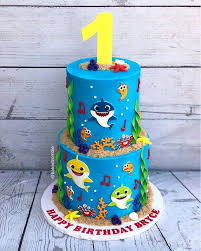 What a darling party and twist for a 1st year boy party. Bakedzombie On Instagram Baby Shark Baby Boy 1st Birthday Party Shark Birthday Cakes Shark Theme Birthday