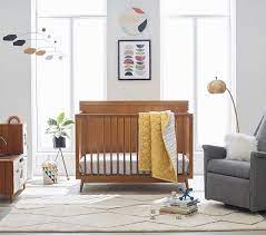 West Elm X Pbk Honeycomb Baby Bedding Pbkids Cribs Convertible Crib Convertible Crib White