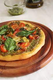 Cherry On A Cake A Pesto Pizza With Jamie Oliver S Pizza Dough Pesto Pizza Delicious Healthy Recipes Jamie Oliver Pizza