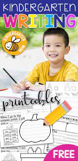 Free Kindergarten Writing Printables Writing Prompts Interactive Notebook Activit Interactive Notebooks Kindergarten Kindergarten Writing Writing Printables