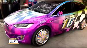 Customized dream car, just like jojo's real car! Inside Jojo Siwa S Sweet 16 Birthday Bash Celebrity Page