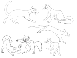 Cat Linearts Free To Use Warrior Cats Warrior Cats Art Free Cats First drawing channel to show you how to draw all your favorite cartoon characters as well as killer cats,warrior book series,warriors book series,scourge,cat art,artwork,drawing tutorials,drawing videos,chibis,anime,manga how to draw 3 easy chibi poses! cat linearts free to use warrior