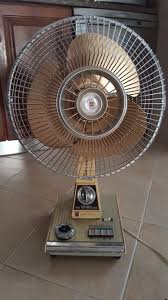rare national fan 12 golden metal blades maybe from 1970 vintage fans antique fans modern fan