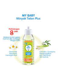 Hal ini membuat banyak orang tua yang mengoleskan minyak telon ke kulit bayi terutama seusai bayi mandi. My Baby Minyak Telon Plus 57ml Klikindomaret