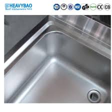 The sink is the most important kitchen fixture. China Heavybao Stainless Steel Single Bowl Custom Made Kitchen Sinks Washing Basin Sinks China Wash Basin Stainless Steel Wash Basin