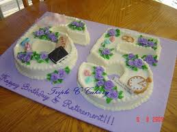 Free shipping for many products! Combo 65th Birthday And Retirement Cake Cakecentral Com