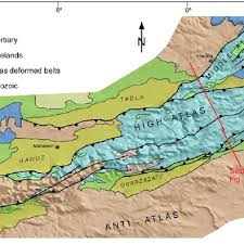 Mountain system also includes the plateau and a mountain range across the northwestern stretch of africa through algeria, morocco and tunisia. Tectonic Sketch Map Of The Moroccan High Atlas Mountains Indicating Download Scientific Diagram