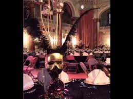 This beautiful, black and gold decorating kit includes an elegant arch, various. Masquerade Party Decorating Ideas Youtube