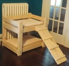 Dog bunk beds take less space in the room, also you and your dog get a comfortable sleep. Dog Stairs For Bunk Beds