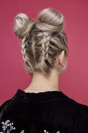 20 Two Bun Hairstyles With Headband To Charge Your Look With Radiance Two Buns Hairstyle Side Bun Hairstyles Half Bun Hairstyles