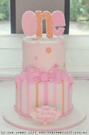 Unique Birthday Cake Designs For 1 Year Old Pin By Imola Gabor On Cookie Designs 1 Year Old Birthday Cake Pink Birthday Cakes 1st Birthday Cake For Girls