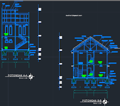 Contoh Potongan Rumah Dan File Autocad Nya Dwg Hitungan Teknik Sipil Autocad Teknik Sipil Teknik