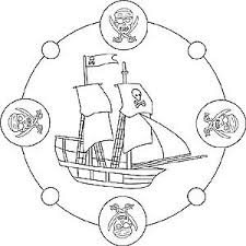 Merirosvolaiva Ausmalbild Ja Mandala Ausmalen Ausmalbild Ausmalbilder Kinder