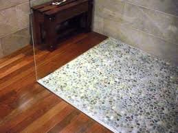 How To Lay A Pebble Tile Floor Pebble Tile Pebble Floor Bathroom Tile Diy