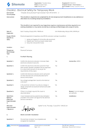 Income tax accounts monthly closing checklist download preview. Electrical Safety Checklist For Temporary Work Template Use It Free