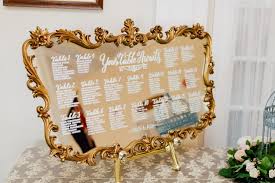 Xxl Curvy French Mirror Seating Chart Wedding 3 In