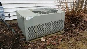 Air conditioning gets possible only through refrigerants. Fox River Grove Il 60021 Air Conditioning Condenser Ready For A High Efficiency Upgrade To The Lennox Xc17 Air Furnace Installation Hvac Equipment Ac Repair