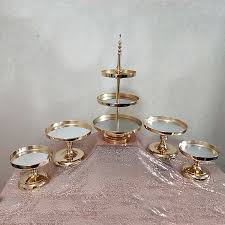 At the best online prices at ebay! New 1 Or 3 Tier Cupcake Display Gold Metal Cake Stand European Style Cake Set With Lace Handicraft Cake Rack Wedding Decoration Buy At The Price Of 13 20 In Aliexpress Com Imall Com