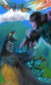 If you're here for giant lizard vs. Godzilla Vs Kong Hintergrundbild Nawpic
