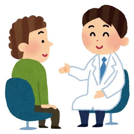 お医者さんのイラスト「問診」 | かわいいフリー素材集 いらすとや