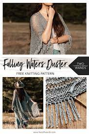 Skip to the end of the images gallery. Falling Waters Duster Free Knitting Pattern Two Of Wands
