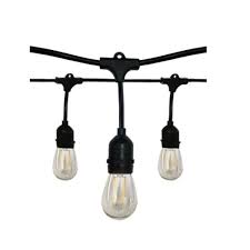 Satco 24 Ft 12w Decorative Led String Lights E26 100 Lm 120v 2700k Satco S8020 Homelectrical Com
