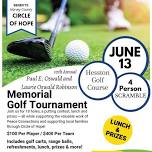 Golf Tournament benefiting Harvey County Circle of Hope