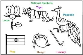 National Symbols Of India Coloring Printable Pages National Symbols India For Kids Independence Day Activities