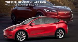 How much has the tesla model x improved since 2016? Ford Mustang Mach E Vs Tesla Model Y How Do They Compare Carscoops