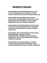 Faktor sarana atau fasilitas yang mendukung. Objektif Kajian
